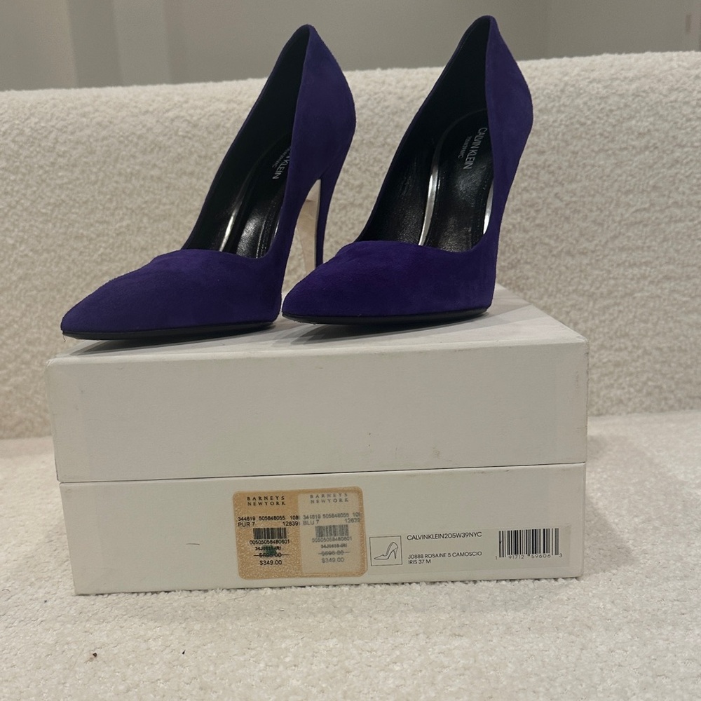 Elegant Purple Heels